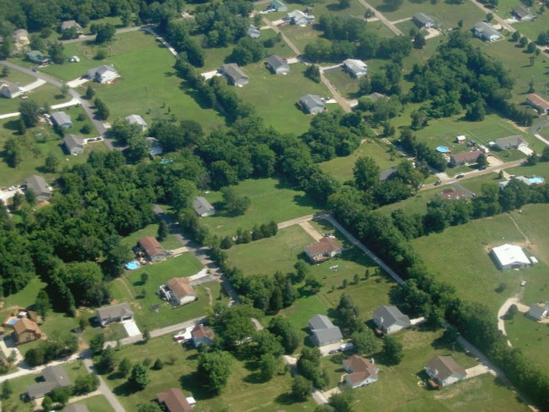 View of Neighborhood from Above