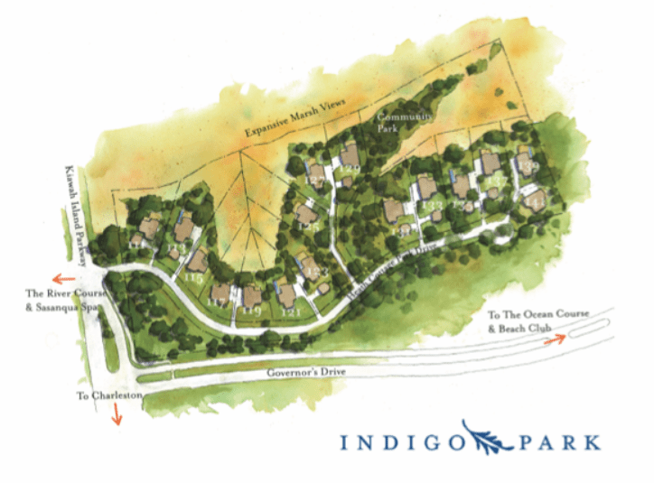 Indigo Park Site Plan - Kiawah Island, SC
