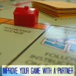Monopoly Board with Improve Your Game with a partner