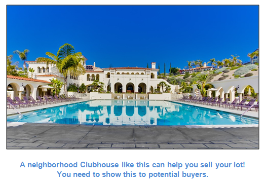 Clubhouse Showing How Photos of Neighborhood Amenities can be Great Selling Points