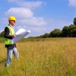 Builder or Developer looking at site plans for new Project